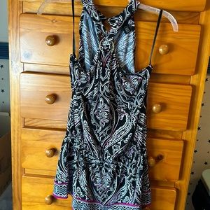 White house black Market paisley colored dress tank.